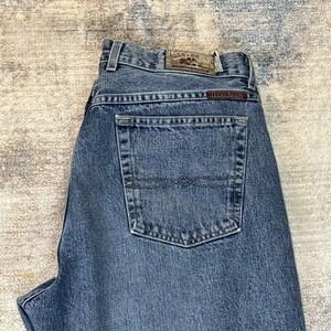 Vintage Lucky Brand Men's Jeans Low Rise Flare Light Wash 34x30 (Measured)